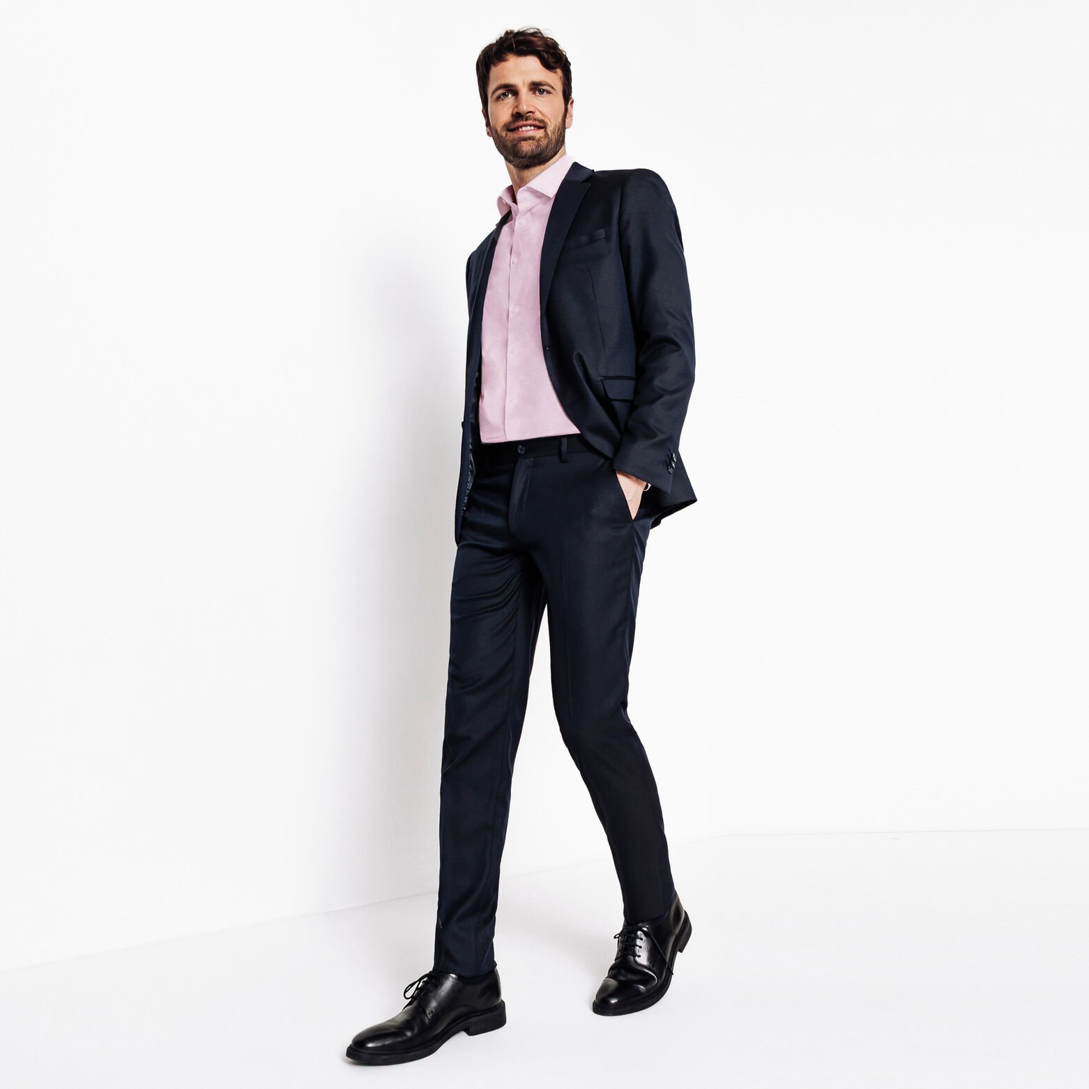 Chemise sans repassage slim en coton