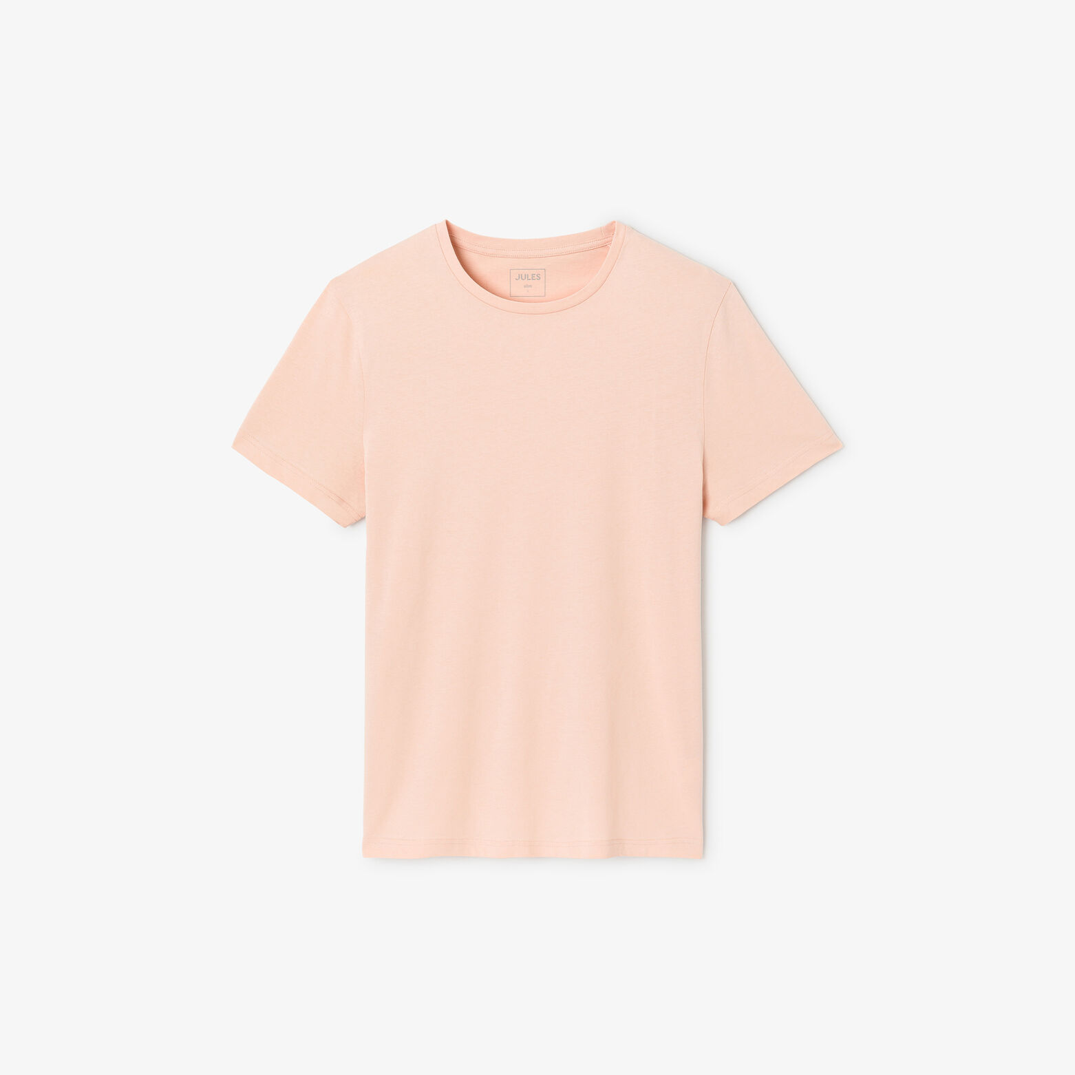 Tee shirt en coton col rond basique