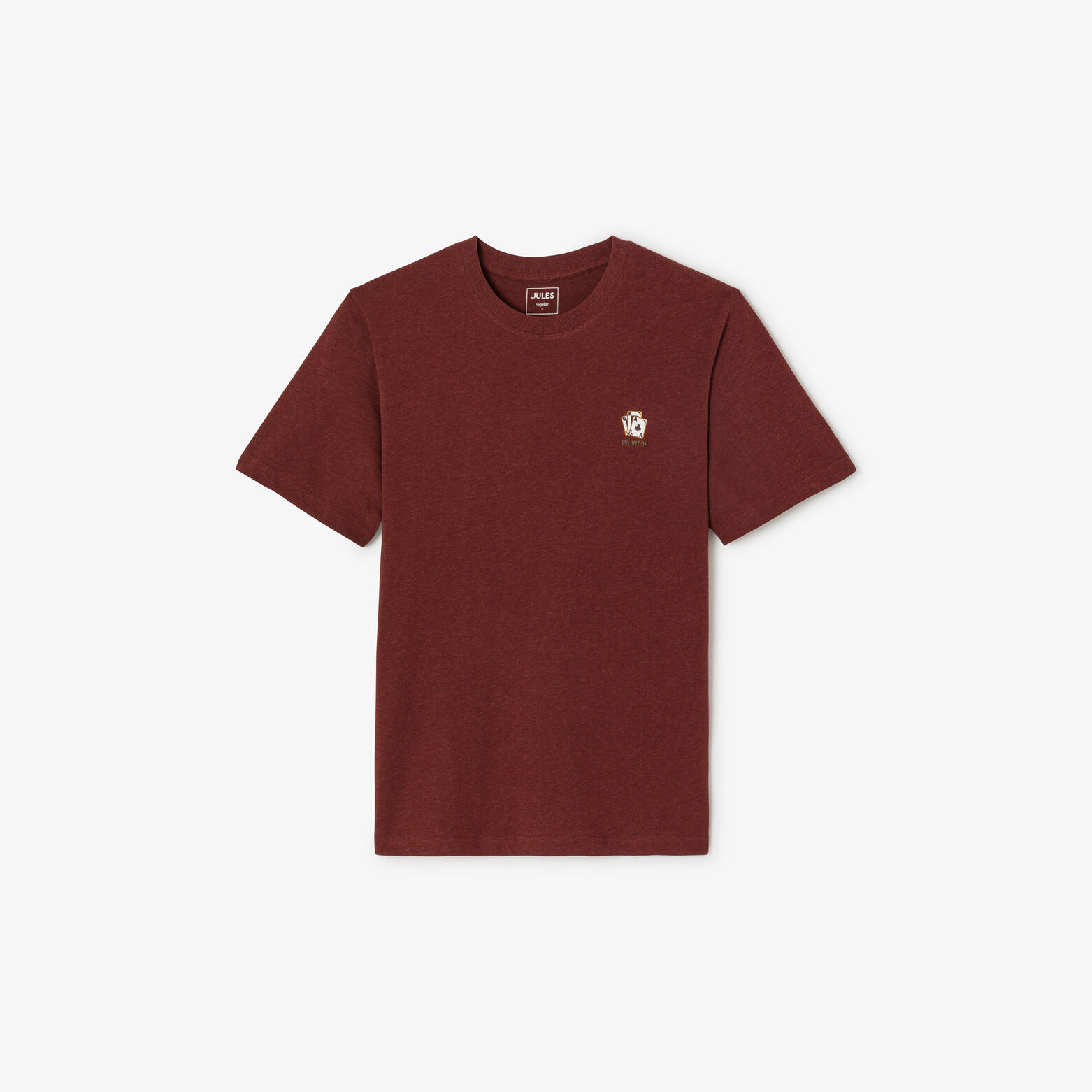 Tee shirt chin&eacute; brod&eacute; col rond