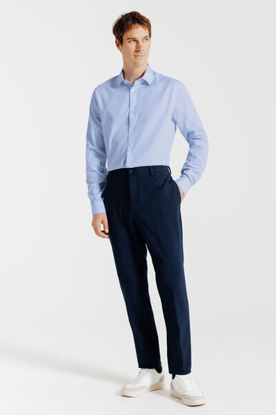 Chemise sans repassage ray&eacute;e slim