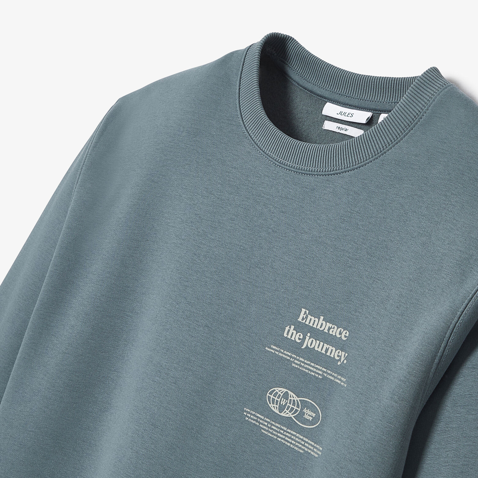 Sweater met ronde hals en print