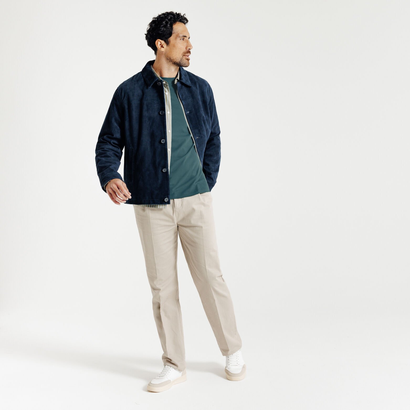 T-shirt ronde hals in zachte stof