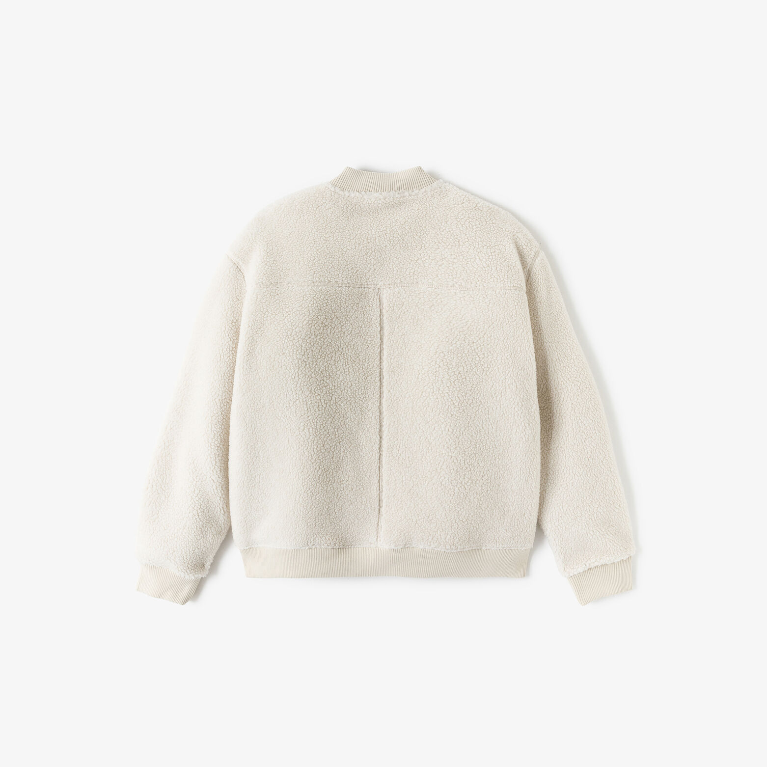 Sweat boutonn&eacute; en sherpa