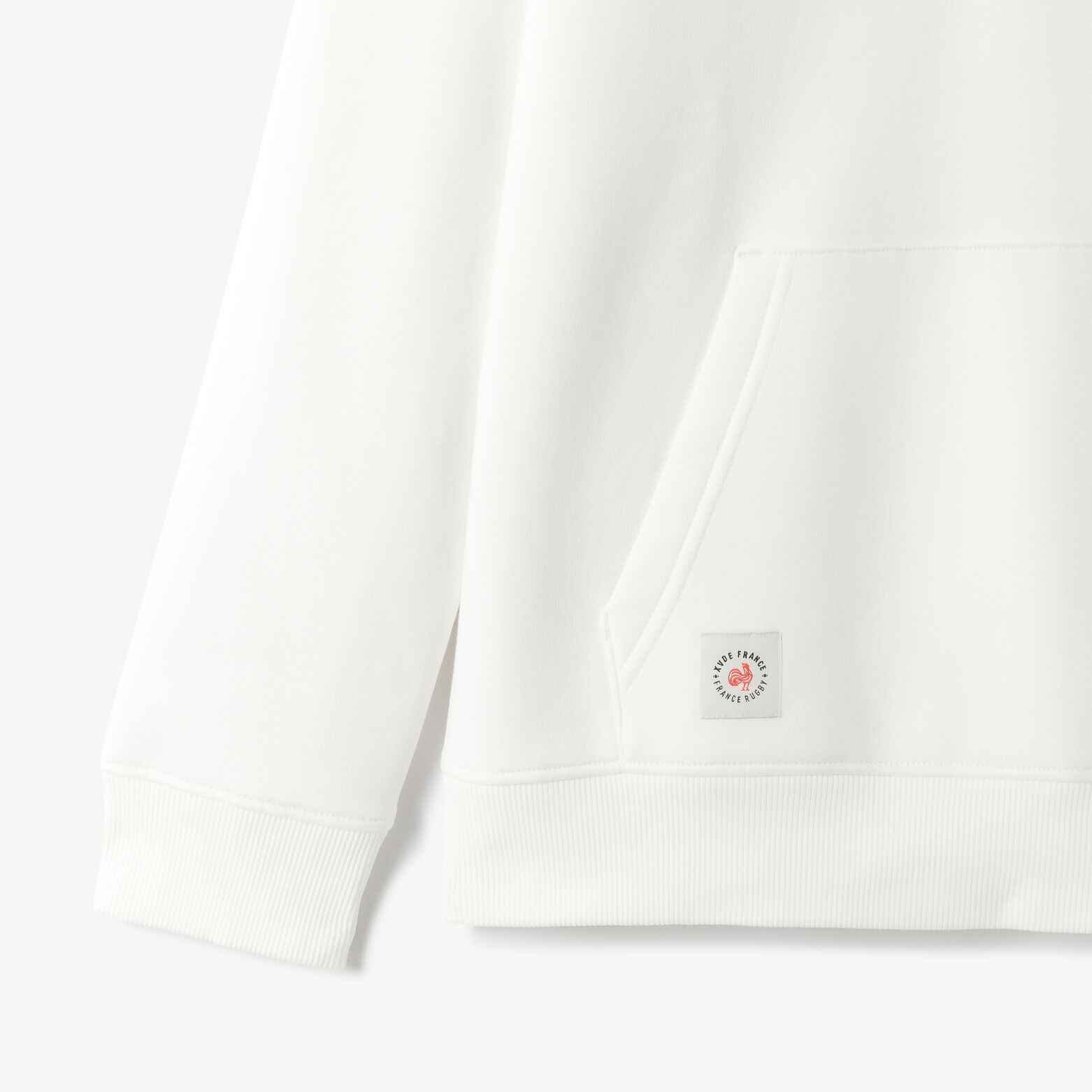 Sweat &agrave; capuche brod&eacute; licence France Rugby