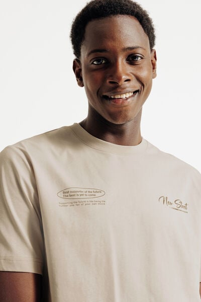 Tee shirt imprim&eacute; col rond