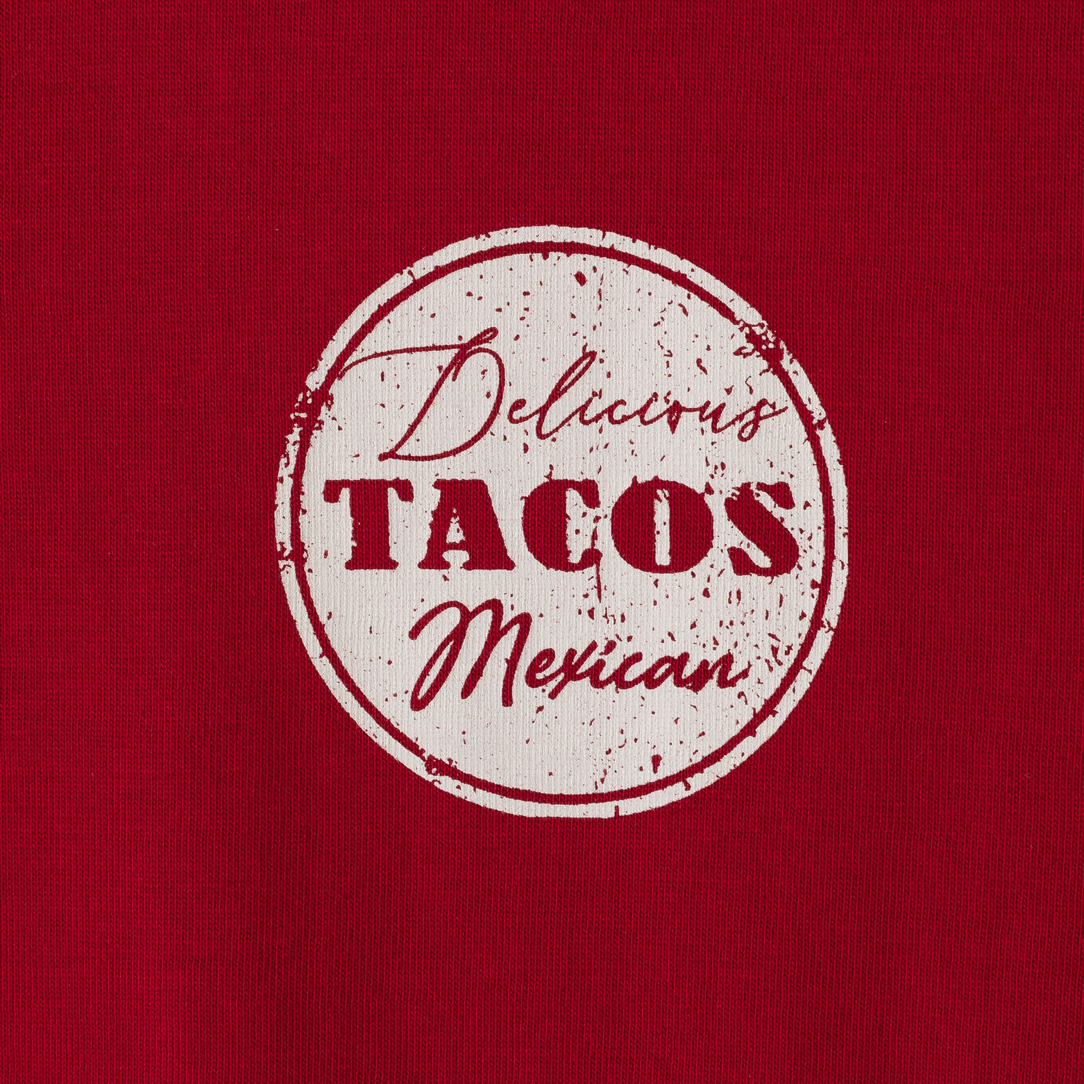 T-shirt met foodprint voor-en achteraan