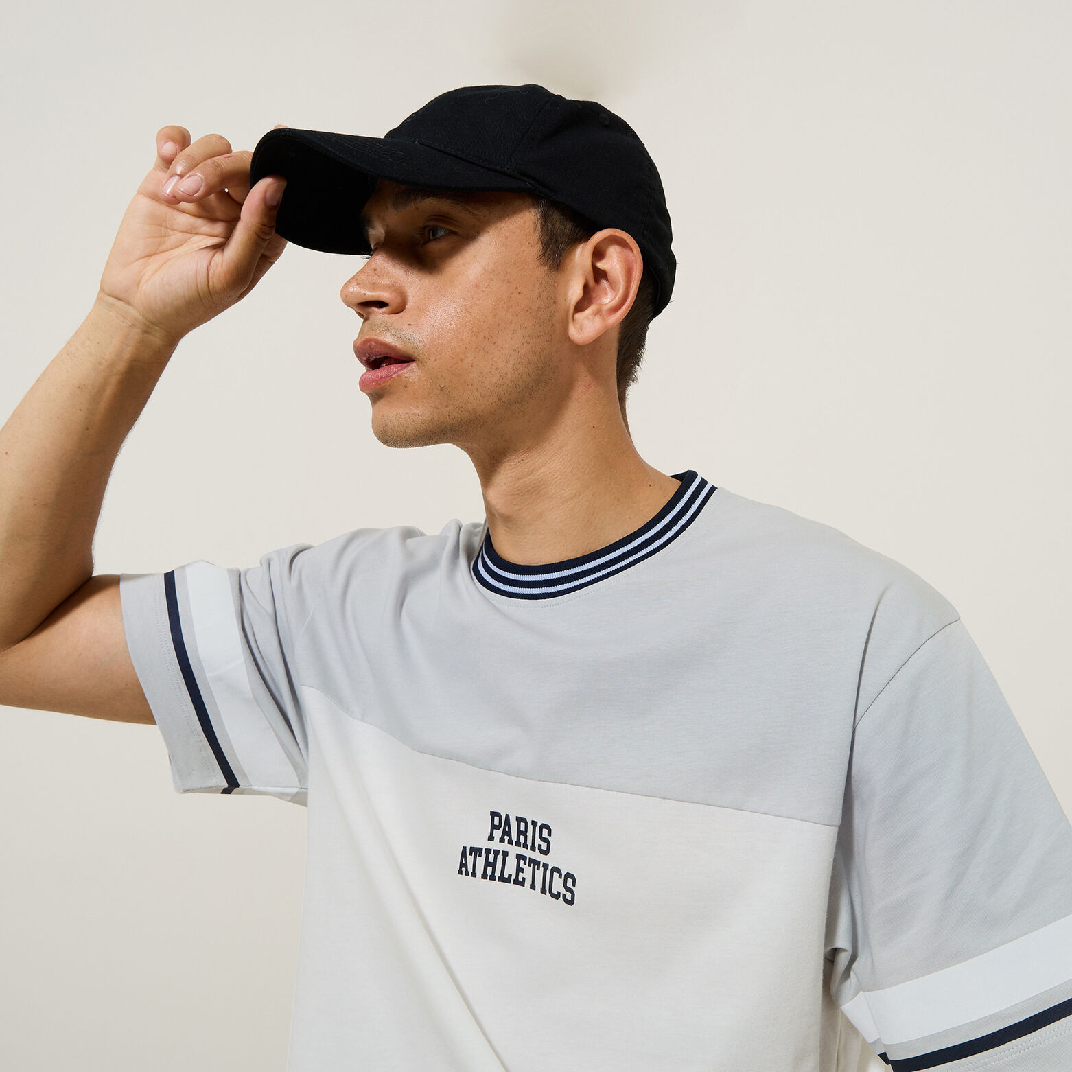 Tee shirt relax imprim&eacute; Paris Athletics