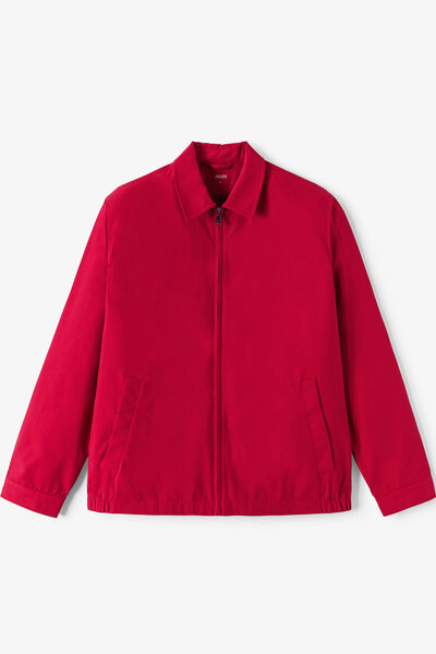 Blouson col chemise zipp&eacute;