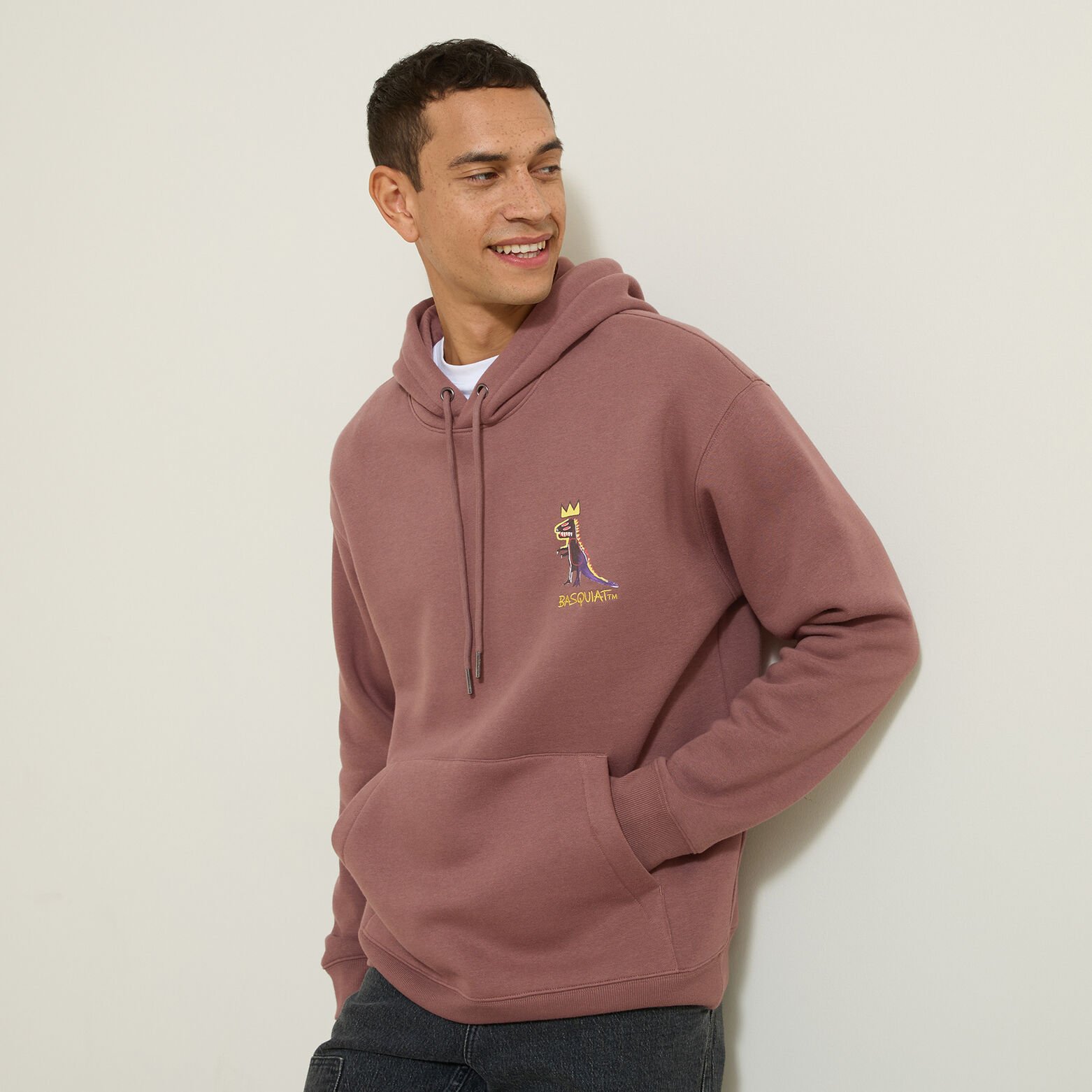 Sweat &agrave; capuche licence Basquiat