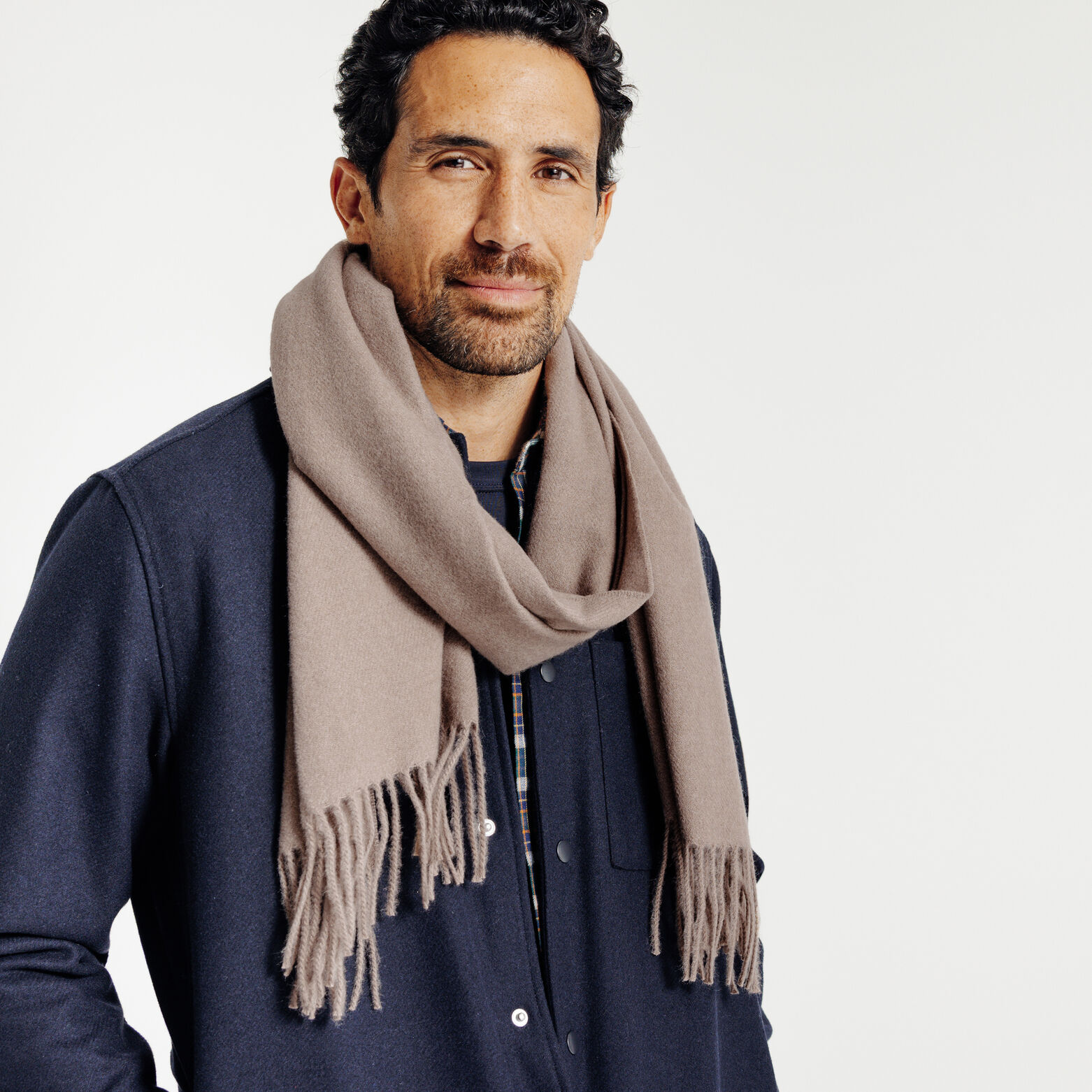 Echarpe unie touch&eacute; doux