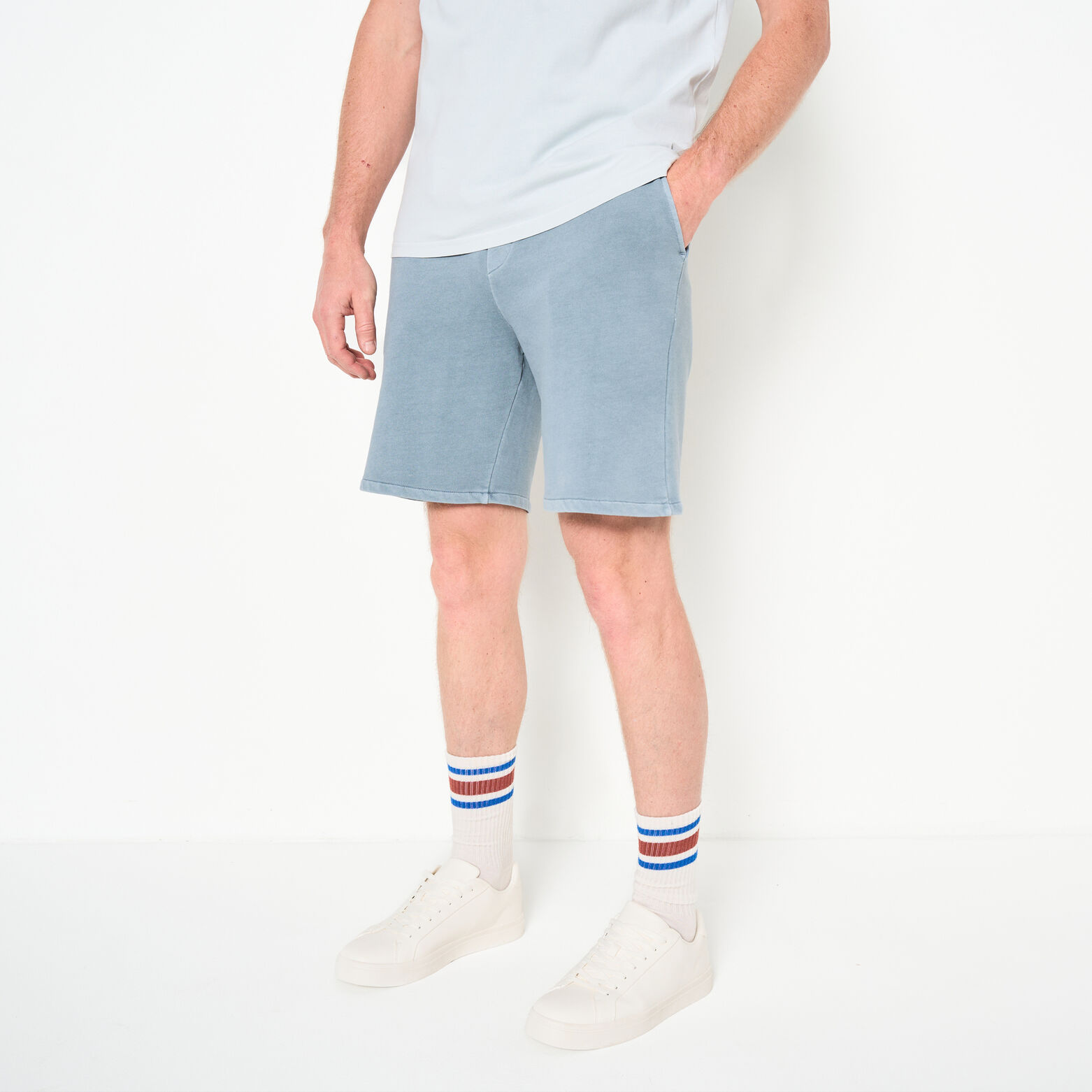 Short en molleton uni