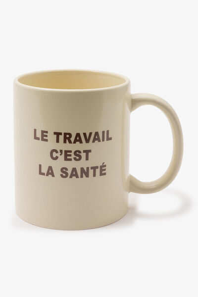 Mug message travail