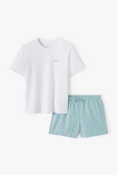 Ensemble pyjama short ray&eacute;