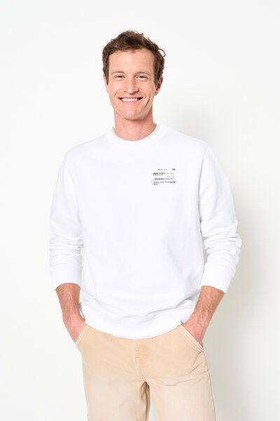 Sweat ras de cou imprim&eacute;