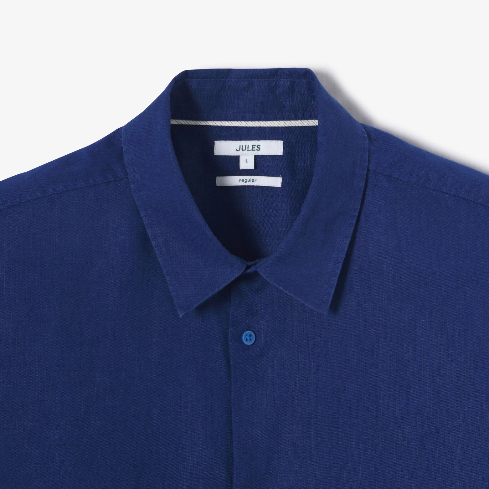 Chemisette en coton lin unie