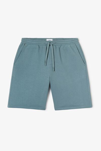 Short en molleton taille &eacute;lastiqu&eacute;e