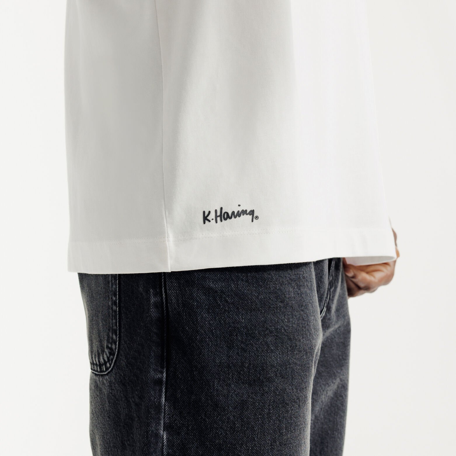 Tee shirt imprim&eacute; devant dos licence Keith Haring