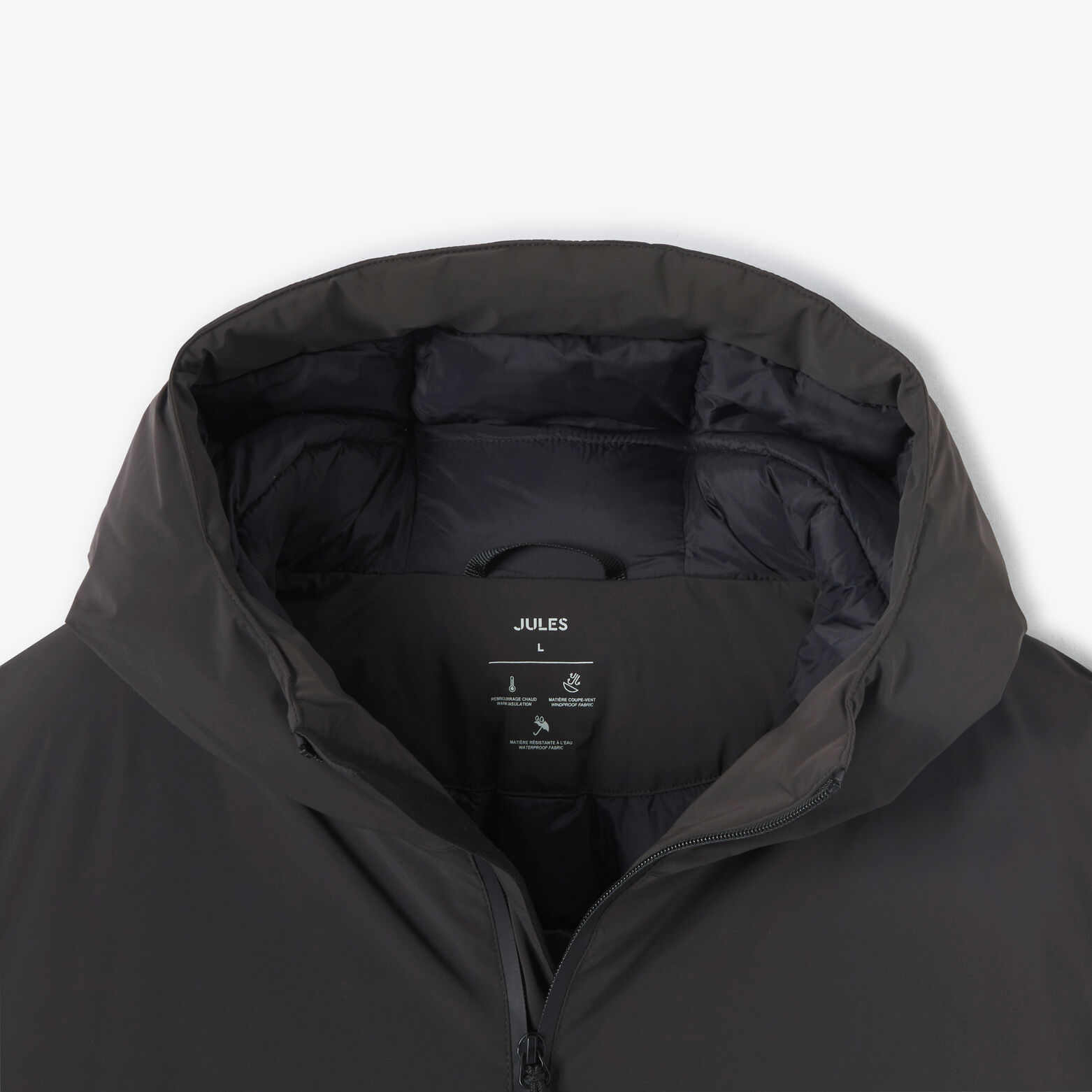 Parka longue &agrave; capuche