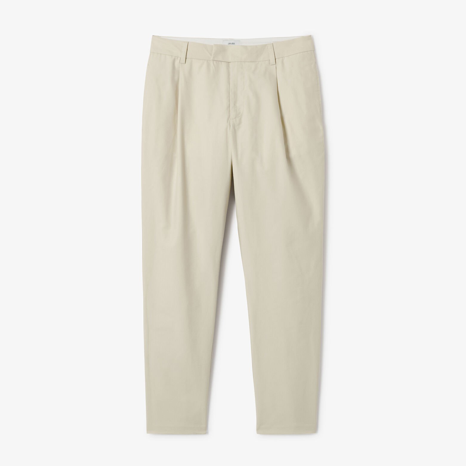 Pantalon chino &agrave; plis loose