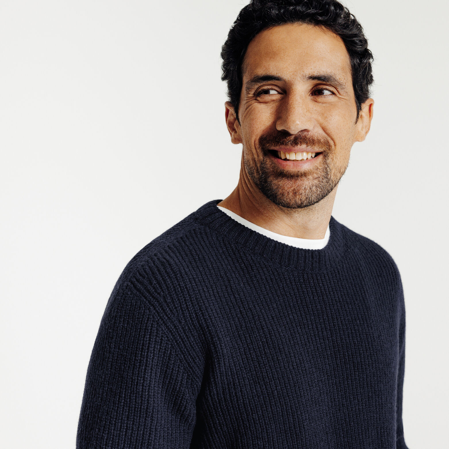 Pull m&eacute;rinos cachemire Made in France