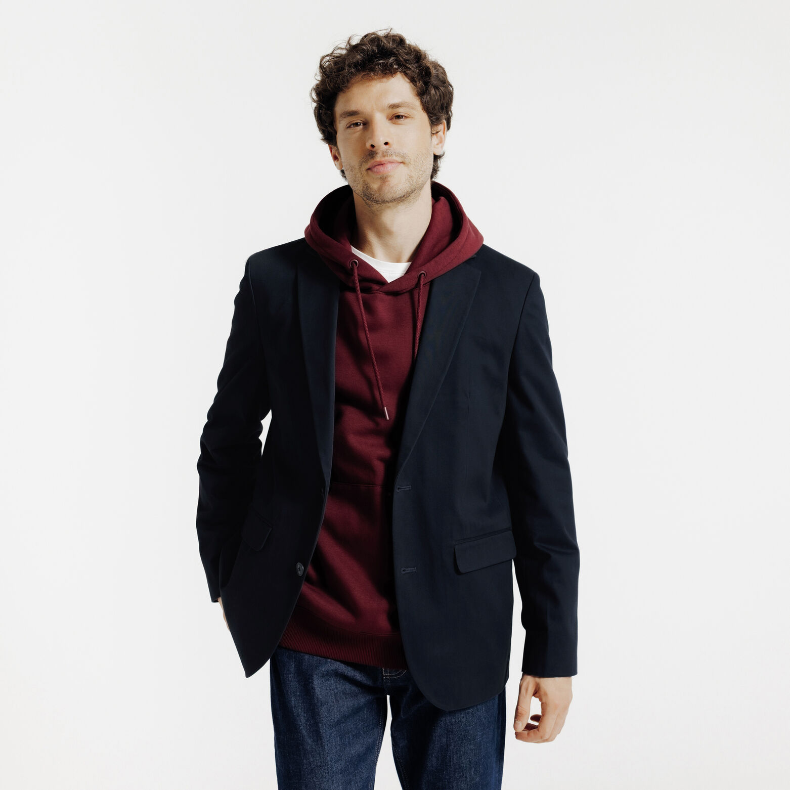 Veste blazer en coton