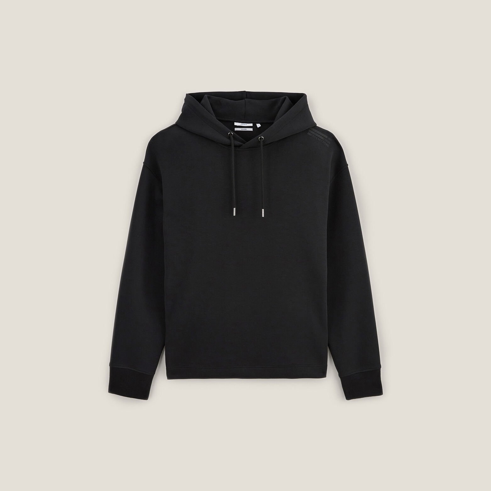 Sweat &agrave; capuche oversize bas droit