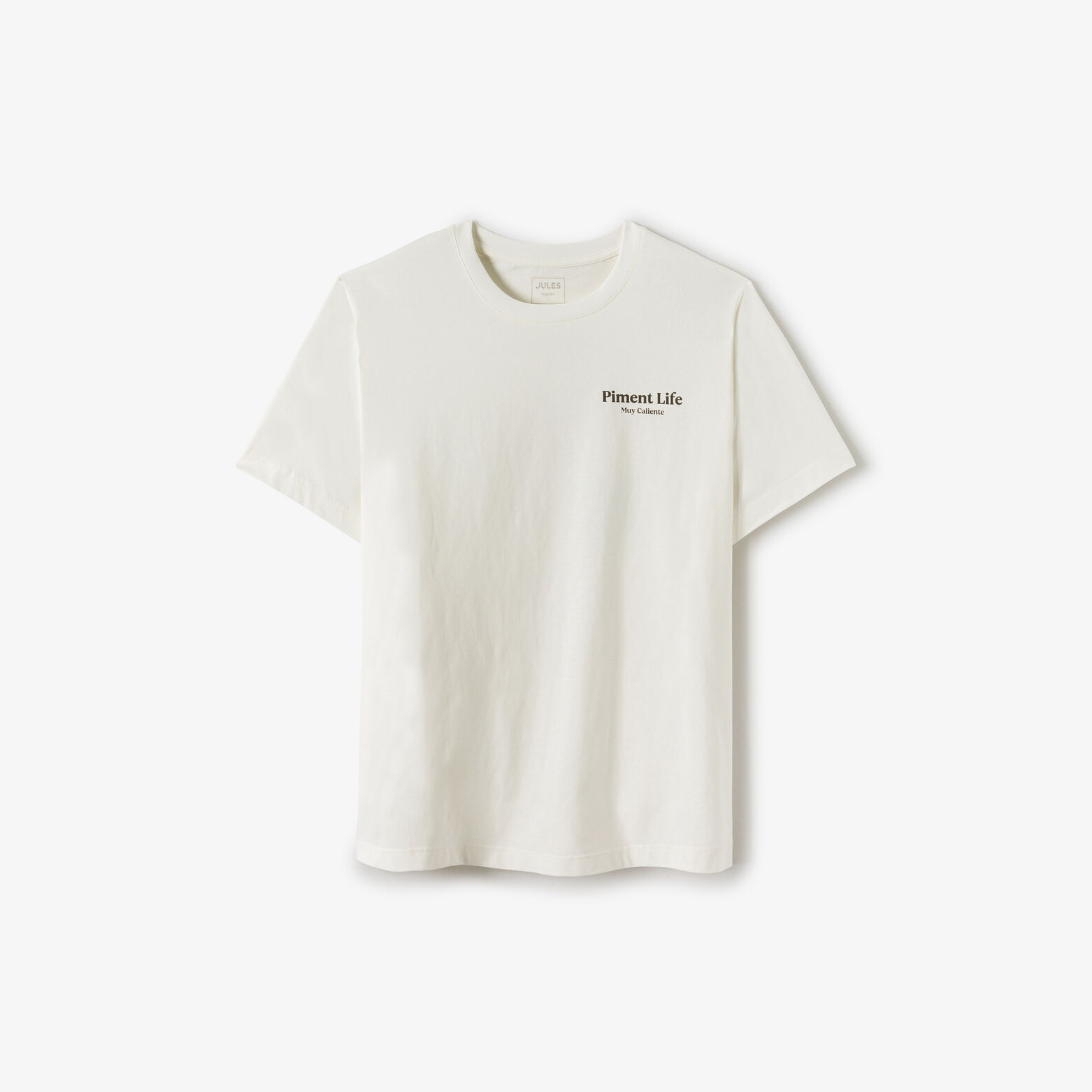 Tee shirt imprim&eacute; devant dos en coton