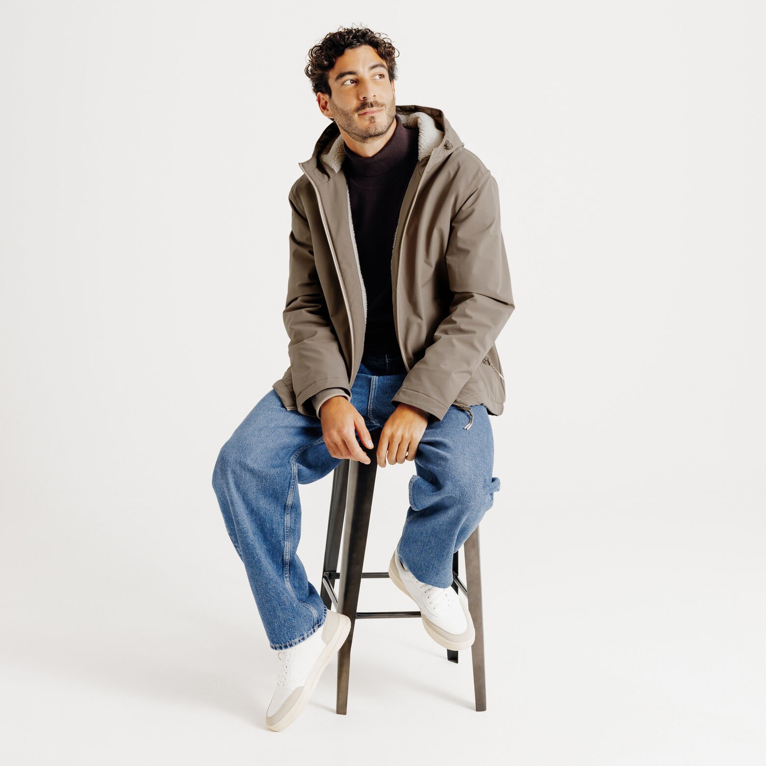 Jack met kap en sherpavoering