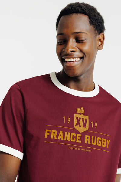 Tee shirt imprim&eacute; licence France Rugby