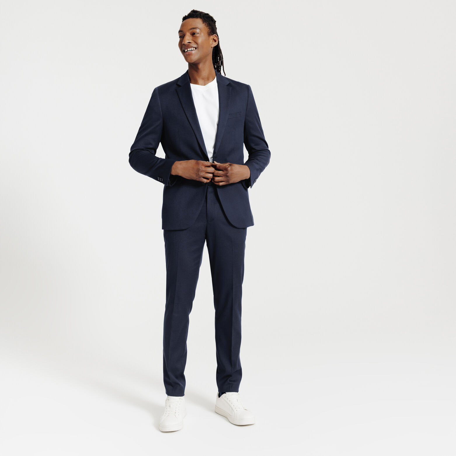 Costume 2 pi&egrave;ces slim - Bleu fonc&eacute;