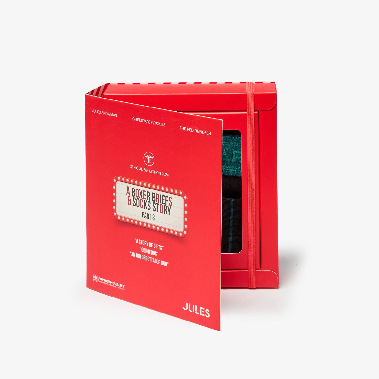 Box engelse versie met boxer en fantasiesokken