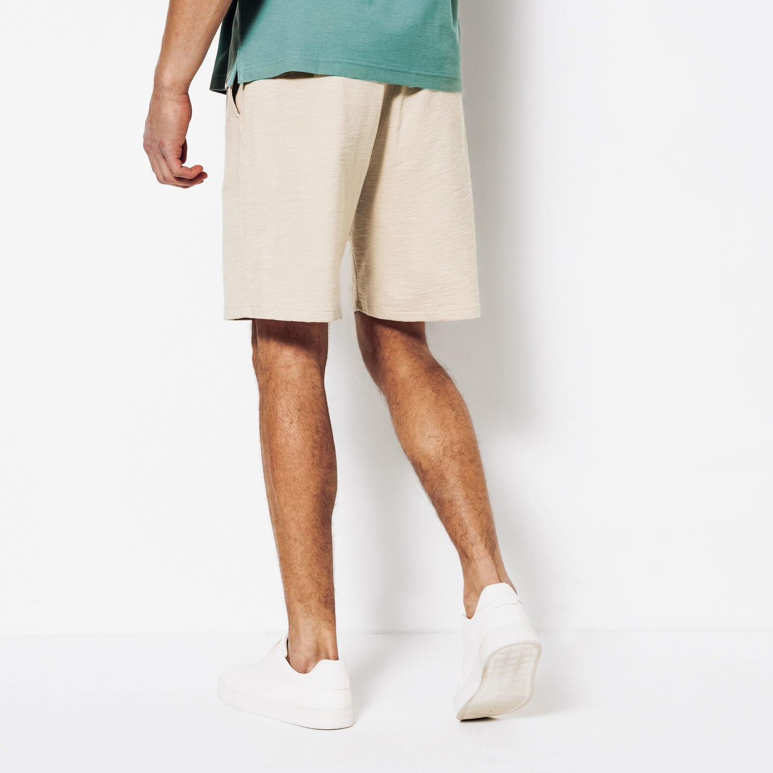 Bermuda met elastische tailleband