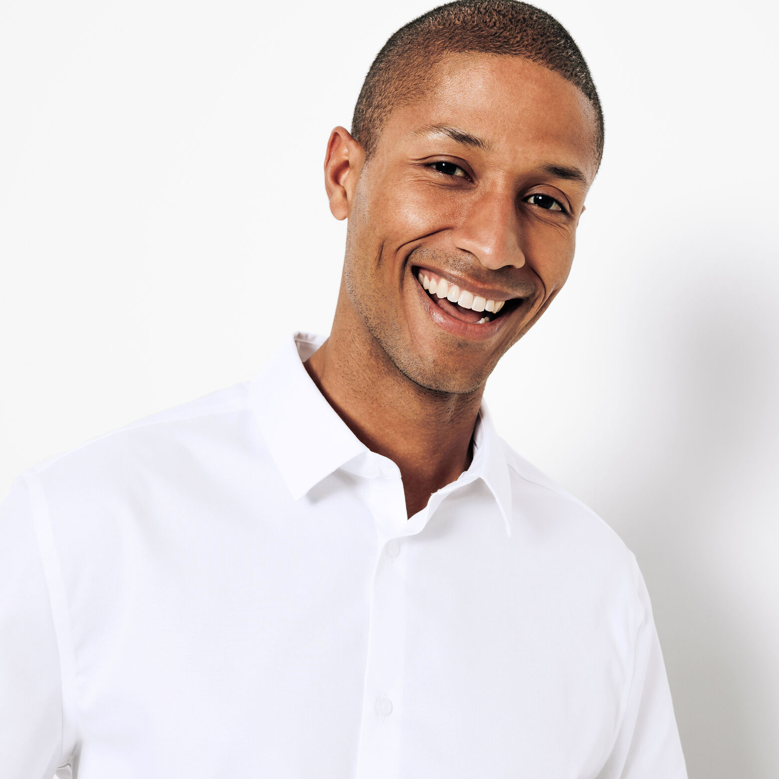 Chemisette en coton sans repassage