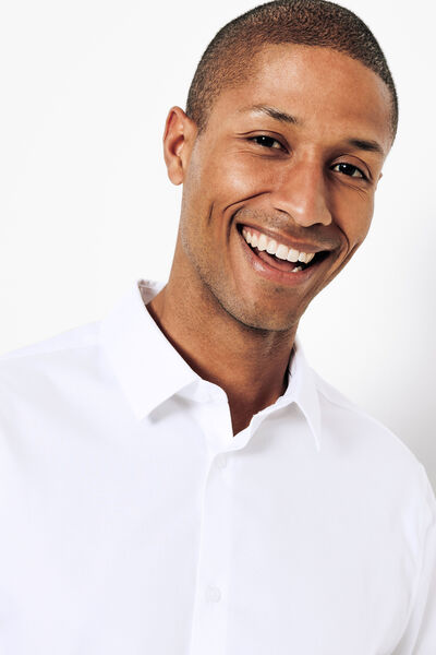 Chemisette en coton sans repassage