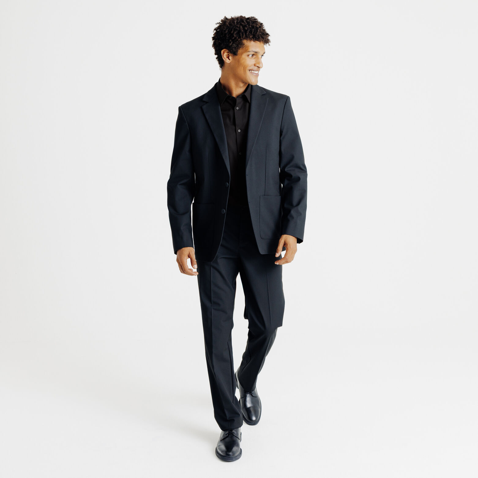 Chemise sans repassage en coton regular