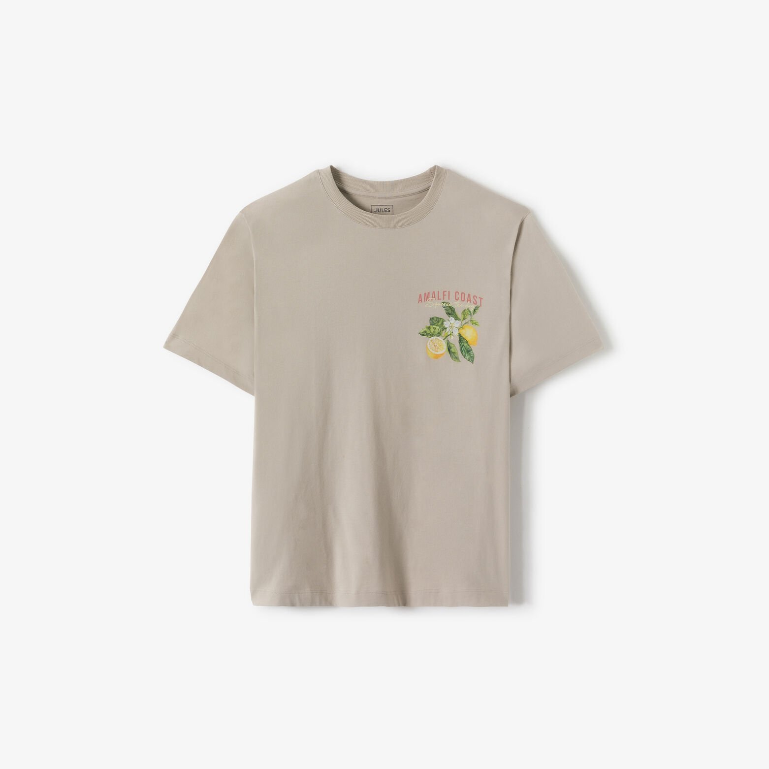 Tee shirt imprim&eacute; devant et dos citron