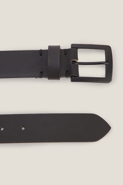Ceinture en cuir &agrave; boucle