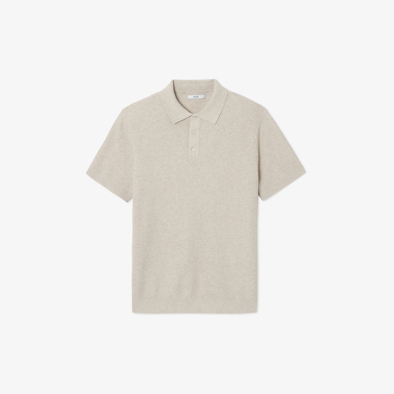 Polo en maille micro piqu&eacute;