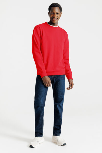 Sweat col rond uni