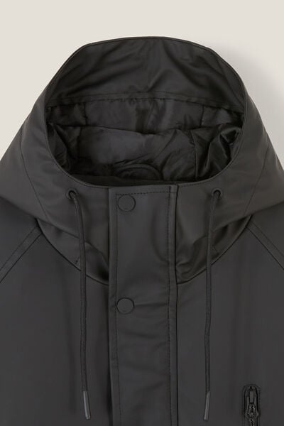 Parka longue &agrave; capuche