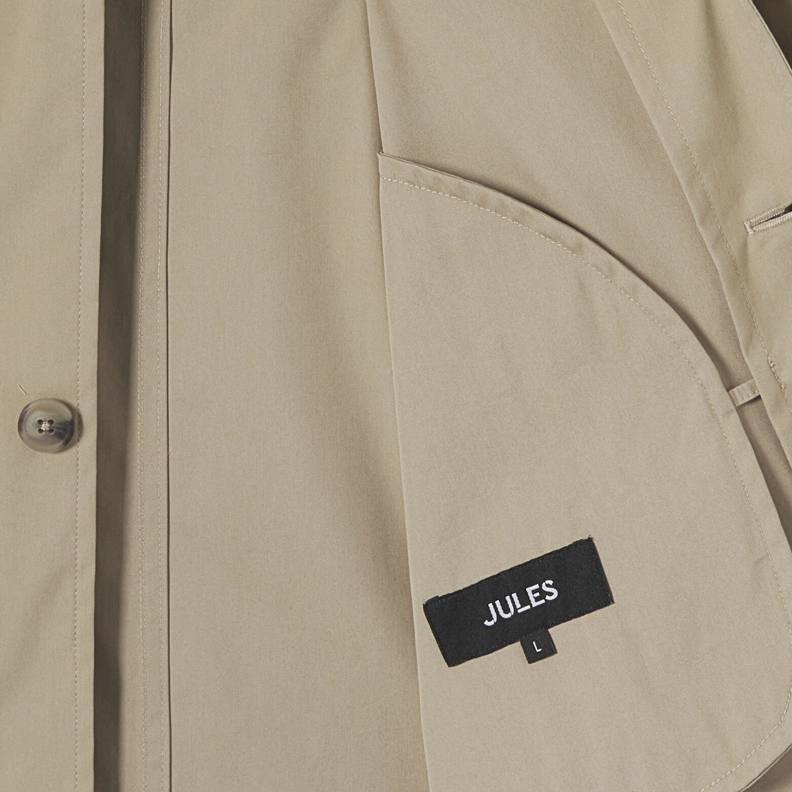 Veste mi-saison col chemise