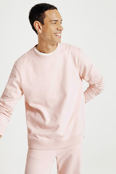 Sweat col rond uni