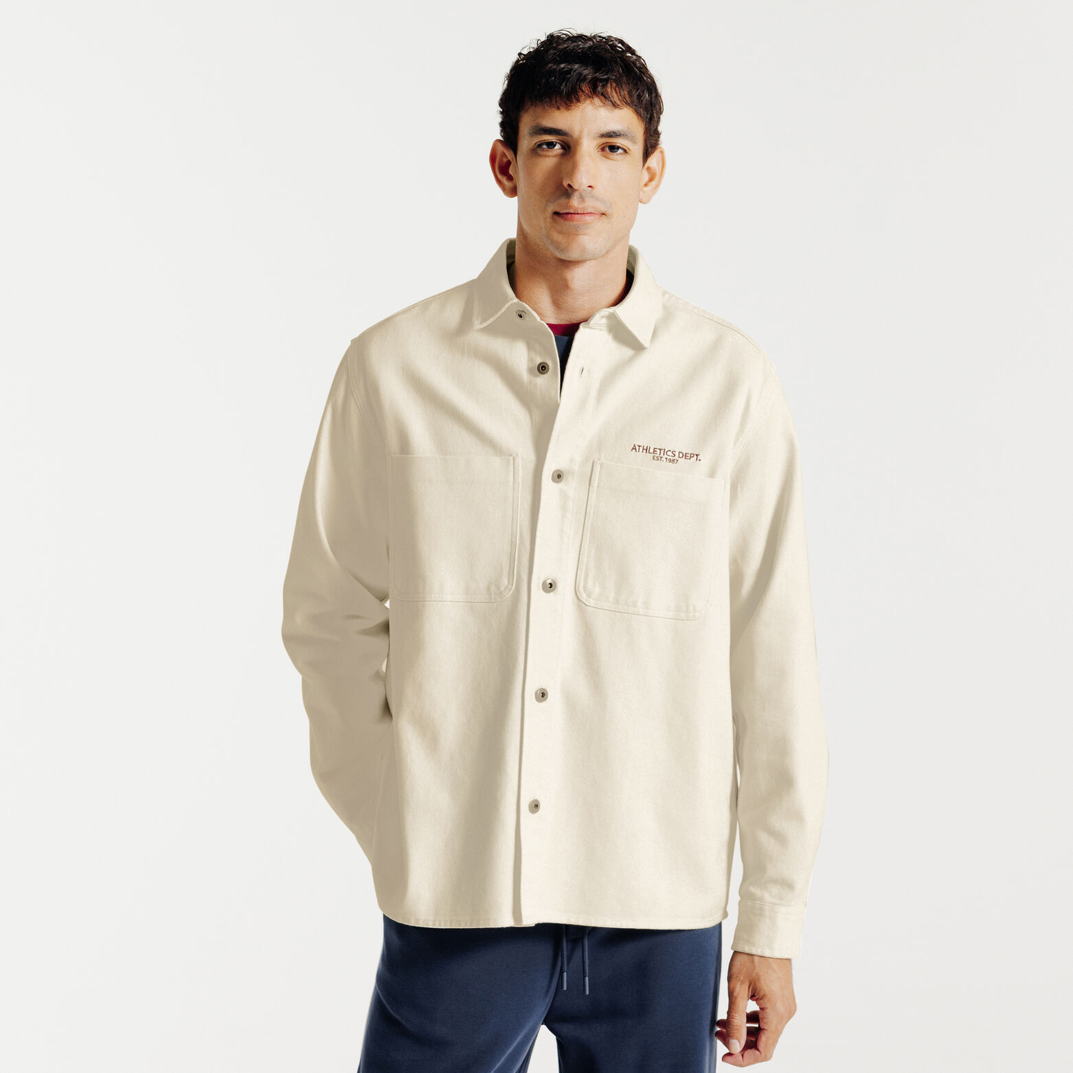 Surchemise coton unie