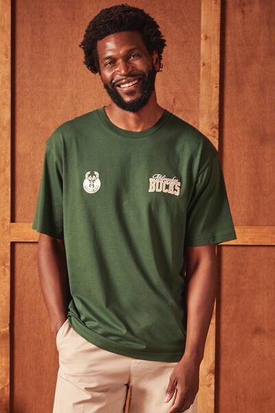 Tee shirt Milwaukee Bucks licence NBA