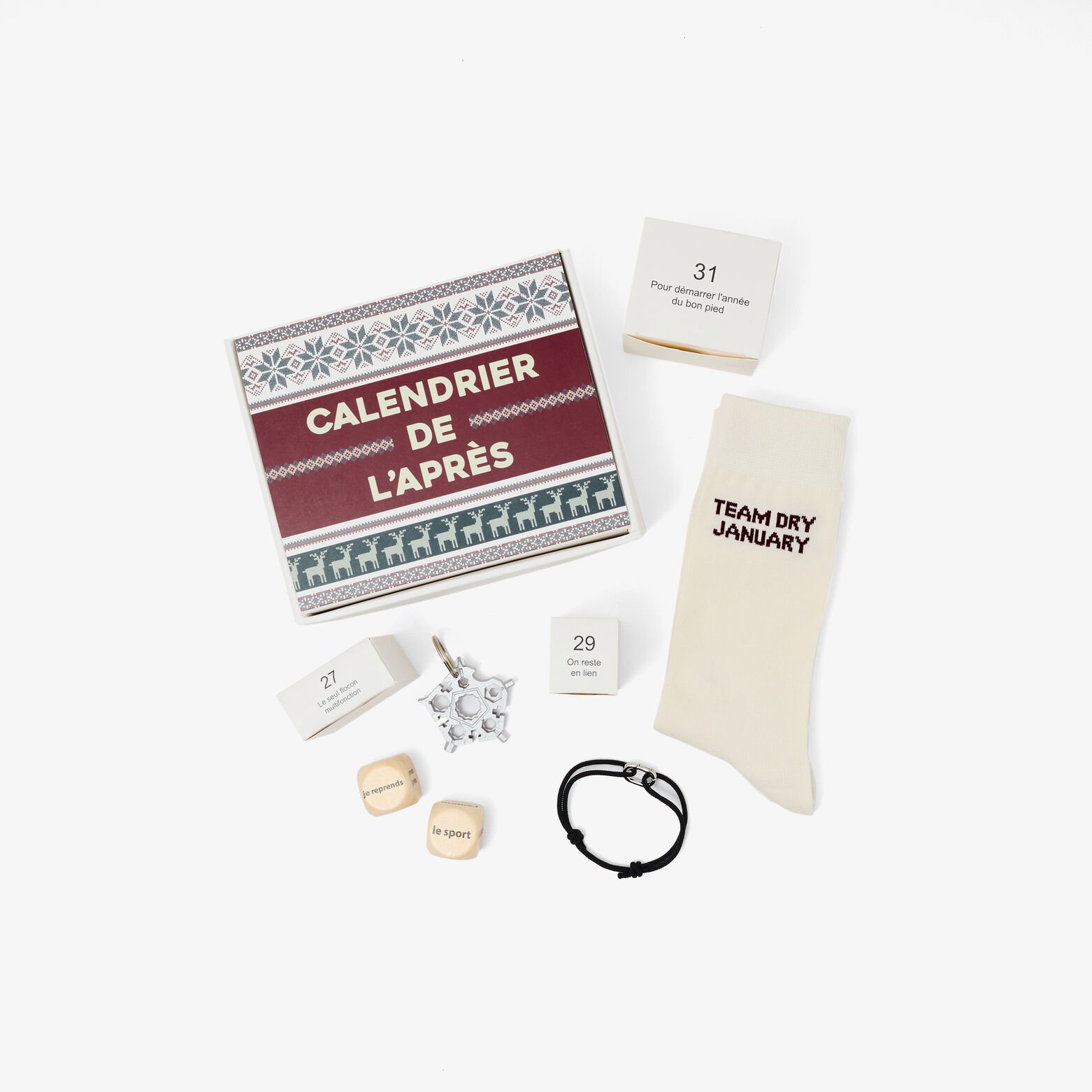 Coffret calendrier de l'apr&egrave;s No&euml;l