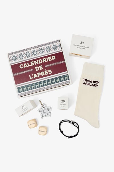 Coffret calendrier de l'apr&egrave;s No&euml;l
