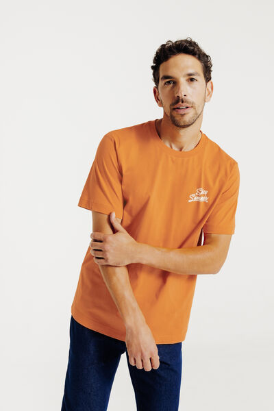 Tee shirt imprim&eacute; cocktail devant et dos