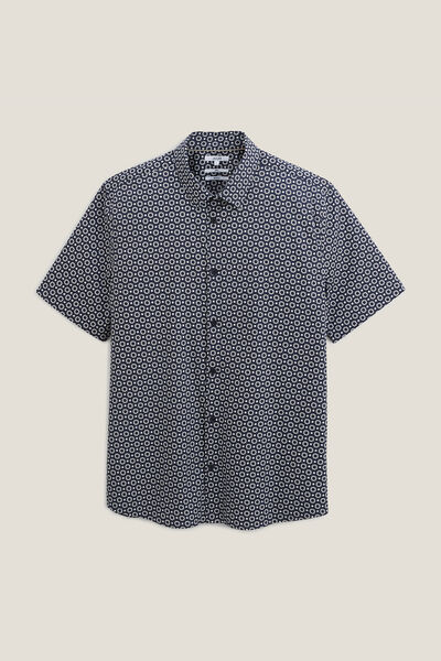 Chemisette en coton avec  imprim&eacute;