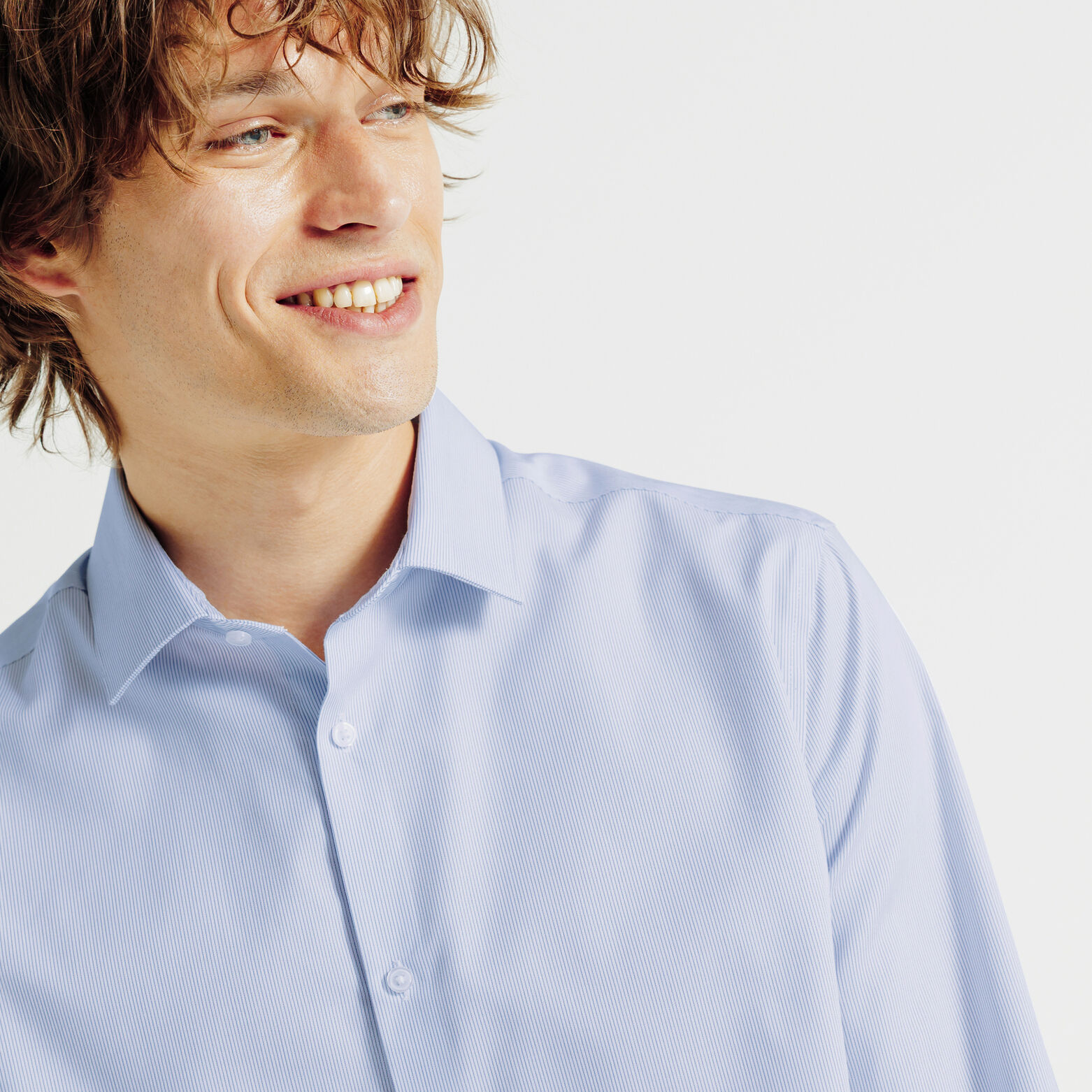 Chemise sans repassage ray&eacute;e slim