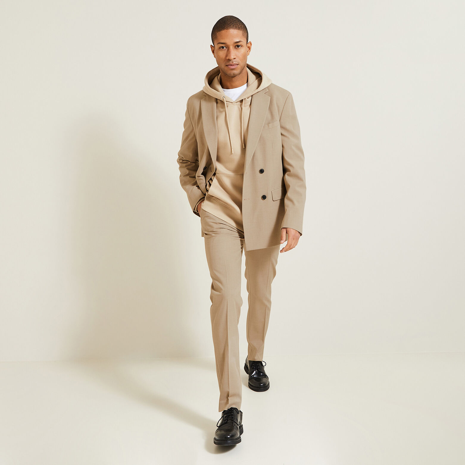 Veste regular crois&eacute;e